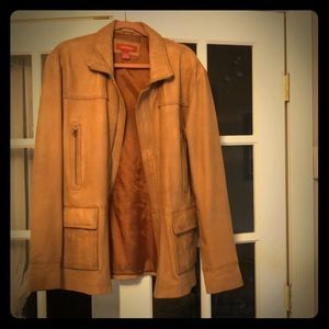 Buttery soft leather car coat